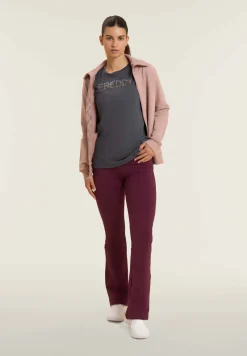 Freddy Leggings flare in felpa elasticizzata-Donna Pilates|Ginnastica