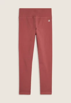 Freddy Leggings in cotone con vita alta e carré a cuore-Donna Pilates|Fitness