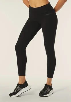 Freddy Leggings in felpa garzata con logo sul fianco-Donna Pilates|Ginnastica