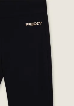 Freddy Leggings mini flare con carré a cuore-Donna Pilates|Ginnastica