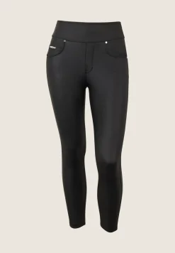 Freddy Leggings N.O.W.® superskinny vita media in similpelle-Donna Jeans E Pantaloni
