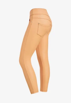 Freddy Leggings N.O.W.® superskinny vita media in similpelle-Donna Jeans E Pantaloni