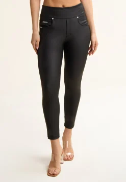 Freddy Leggings N.O.W.® superskinny vita media in similpelle-Donna Jeans E Pantaloni