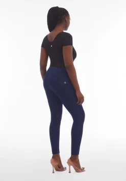 Freddy Leggings N.O.W.® vita media jersey effetto denim sostenibile-Donna Jeans E Pantaloni