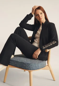 Freddy Leggings regular fit in jersey con fondo flare-Donna Padel|Pilates