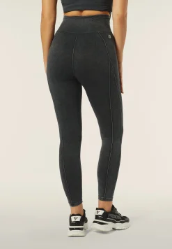 Freddy Leggings seamless effetto denim vita alta lunghezza 7/8-Donna Padel|Pilates