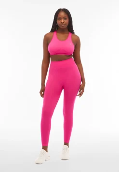 Freddy Leggings seamless vita alta 7/8 con dettagli in costina-Donna Padel|Pilates