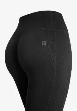 Freddy Leggings seamless vita alta 7/8 con dettagli in costina-Donna Padel|Pilates