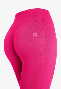 Freddy Leggings seamless vita alta 7/8 con dettagli in costina-Donna Padel|Pilates