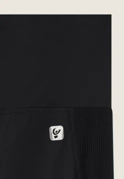Freddy Leggings sportivi 7/8 vita alta con inserti in costina-Donna Padel|Pilates