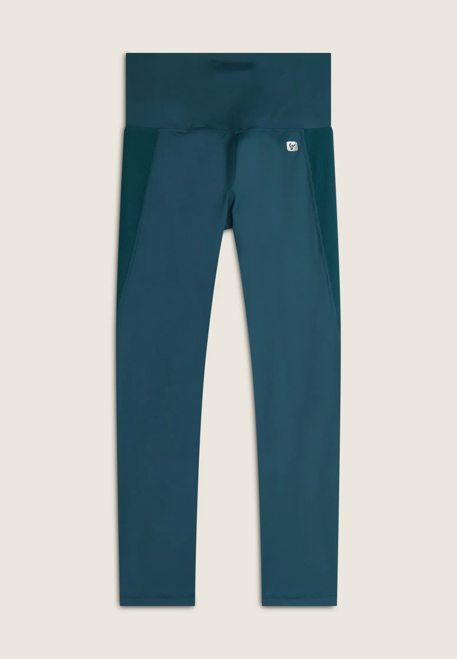 Freddy Leggings sportivi 7/8 vita alta con inserti in costina-Donna Padel|Pilates