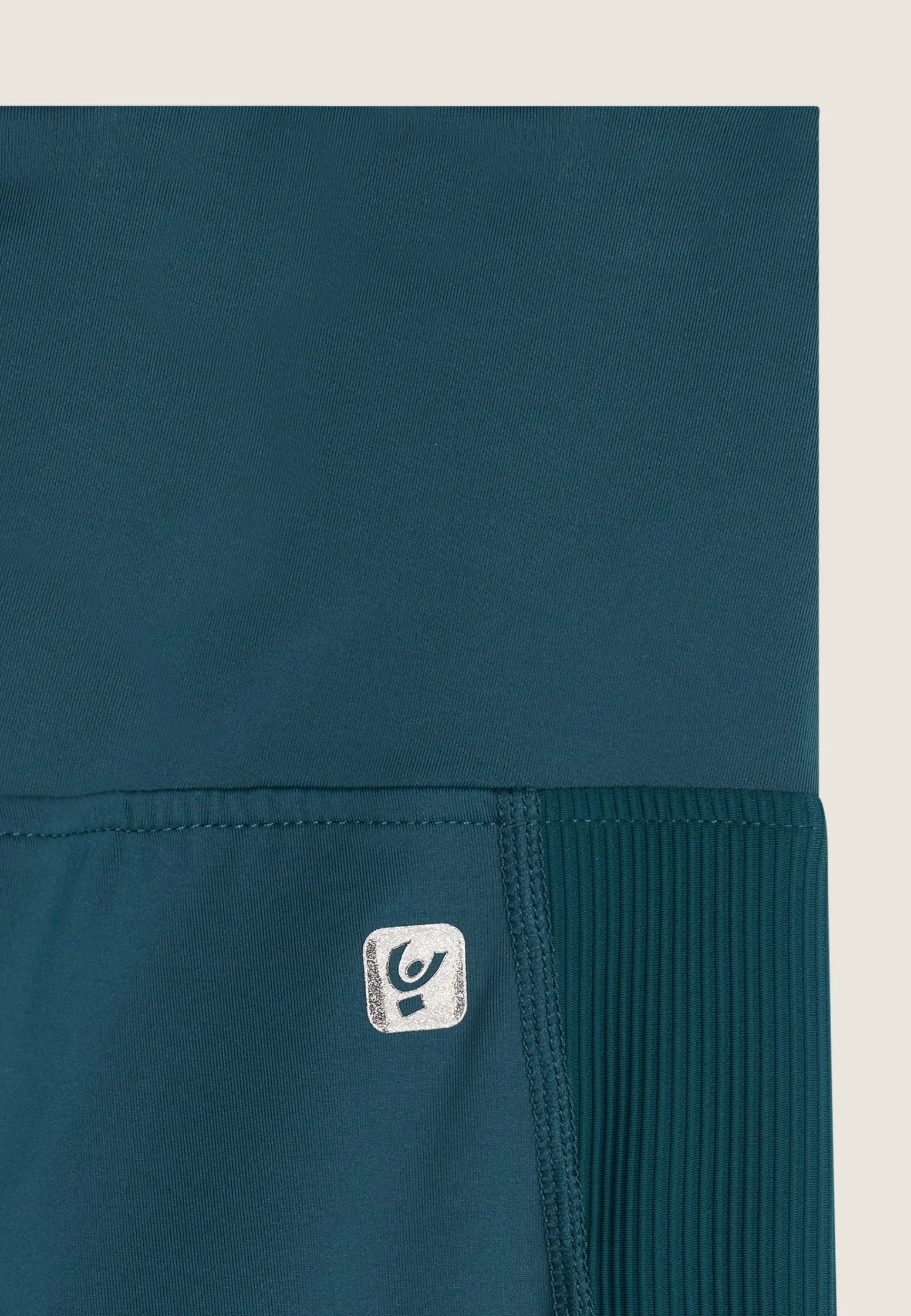 Freddy Leggings sportivi 7/8 vita alta con inserti in costina-Donna Padel|Pilates