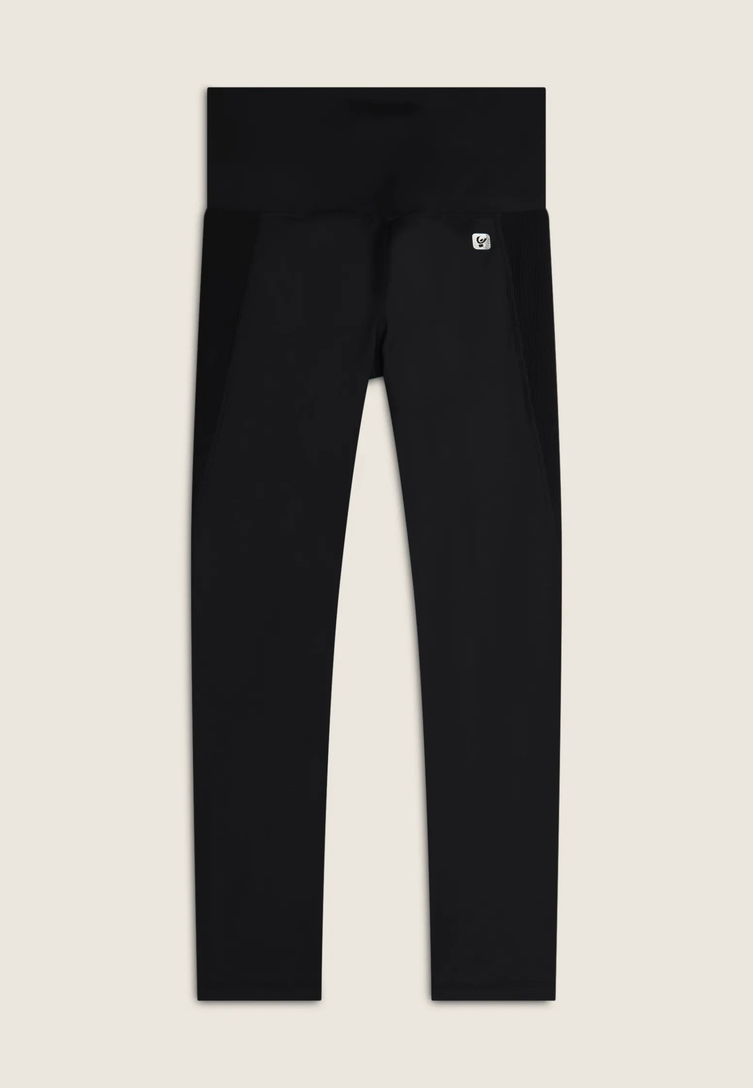 Freddy Leggings sportivi 7/8 vita alta con inserti in costina-Donna Padel|Pilates