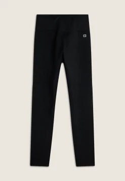 Freddy Leggings Sportivi 7/8 Vita Alta in Tessuto Lurex Brillante-Donna Pilates|Fitness