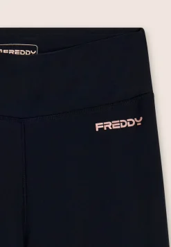 Freddy Leggings sportivi a zampa con vita alta e tasca interna-Donna Pilates|Fitness