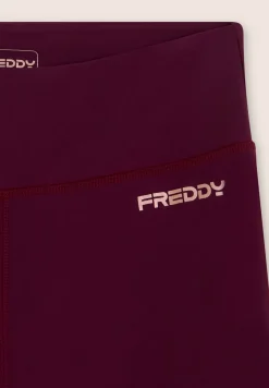 Freddy Leggings sportivi a zampa con vita alta e tasca interna-Donna Pilates|Fitness