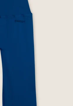 Freddy Leggings sportivi a zampa con vita altissima a costine-Donna Pilates|Yoga