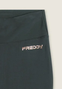 Freddy Leggings sportivi skinny 7/8 a vita alta con tasca interna-Donna Pilates|Fitness