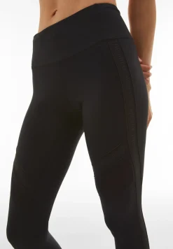 Freddy Leggings SuperFit 7/8 con nastro logato e inserti in mesh-Donna Padel|Pilates