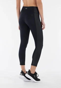 Freddy Leggings SuperFit 7/8 traspiranti vita alta e bande coated-Donna Pilates|Fitness
