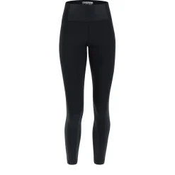 Freddy Leggings SuperFit 7/8 traspiranti vita alta e bande coated-Donna Pilates|Fitness