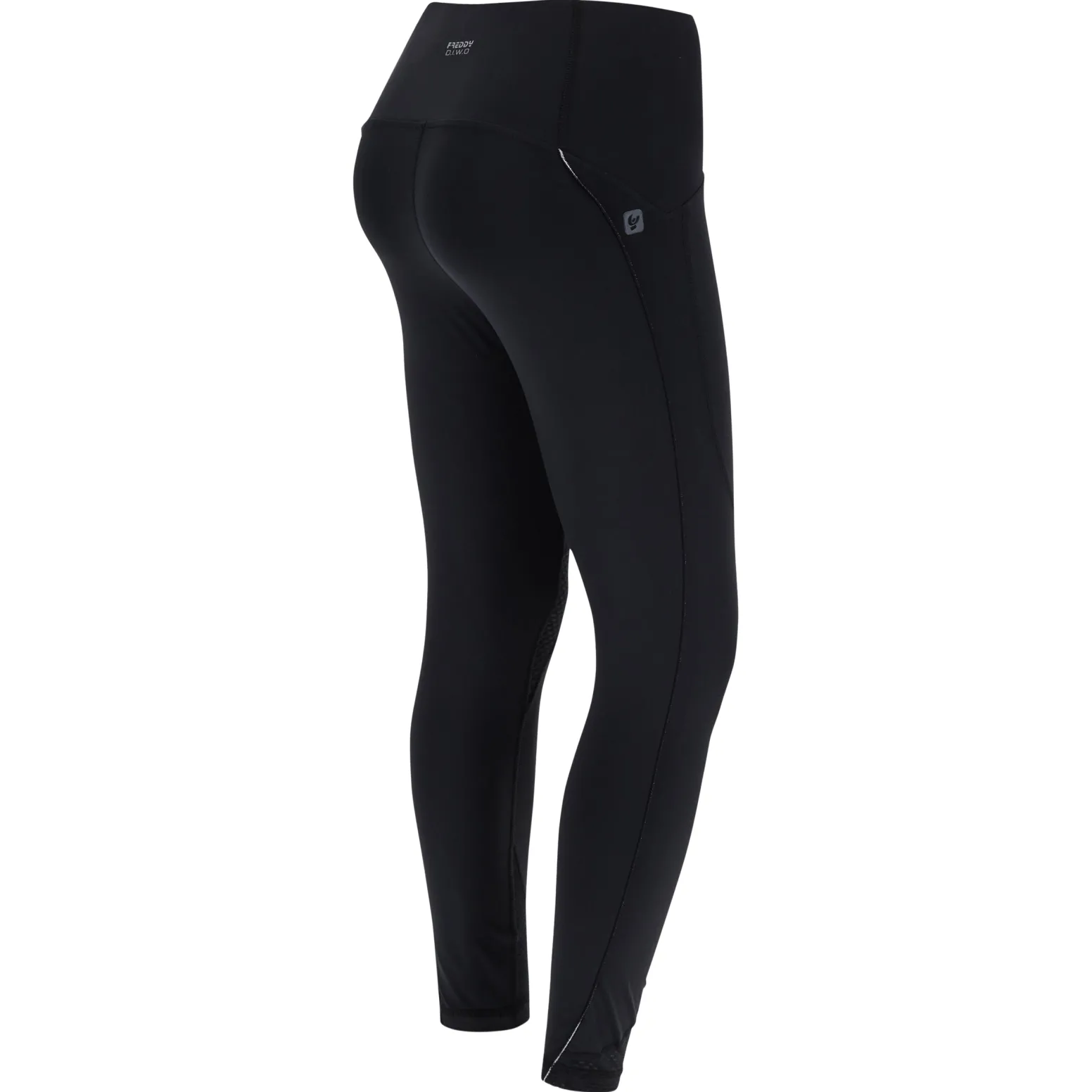 Freddy Leggings SuperFit 7/8 traspiranti inserti in mesh coprente-Donna Padel|Pilates