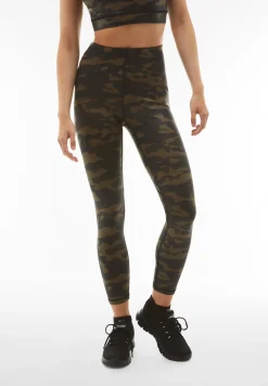 Freddy Leggings SuperFit 7/8 vita super alta stampa camouflage-Donna Padel|Pilates