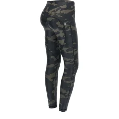 Freddy Leggings SuperFit 7/8 vita super alta stampa camouflage-Donna Padel|Pilates