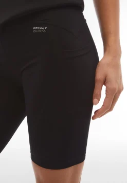 Freddy Leggings Superfit biker vita super alta con tasca laterale-Donna Padel|Pilates