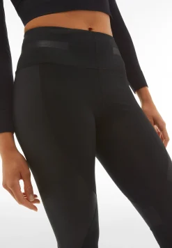Freddy Leggings Superfit ecologici traspiranti con inserti lucidi-Donna Padel|Pilates