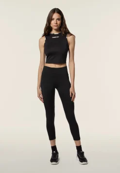 Freddy Leggings SuperFit in tessuto riciclato con inserti in mesh-Donna Padel|Pilates