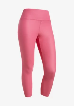 Freddy Leggings vita alta 7/8 in tessuto coated effetto pelle-Donna Fitness|Pilates