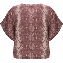 Freddy Maglia ampia con maniche ad aletta stampa reptile-Donna T-shirts