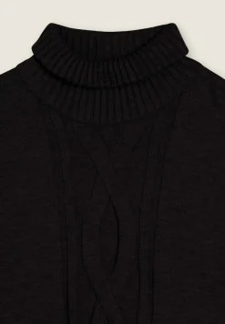 Freddy Maglia donna collo alto con treccia-Donna Felpe