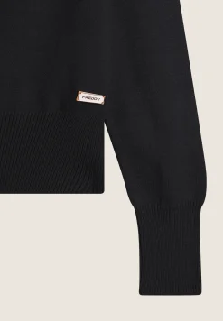 Freddy Maglia in tricot con collo alto lavorato a trecce-Donna Felpe