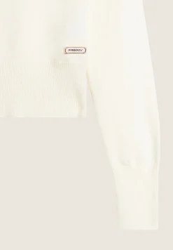 Freddy Maglia in tricot con collo alto lavorato a trecce-Donna Felpe