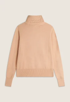 Freddy Maglia in tricot con collo alto lavorato a trecce-Donna Felpe