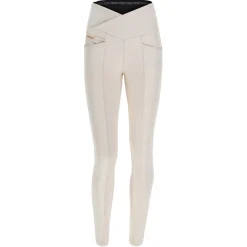 Freddy N.O.W.® vita super alta a incrocio in similpelle laminata-Donna Jeans E Pantaloni