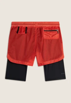 Freddy Pantaloncini 2 in 1 da Uomo in tessuto tecnico-Uomo Shorts E Bermuda
