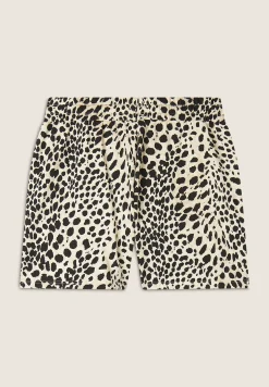 Freddy Pantaloncini animalier regular fit in french terry-Donna Shorts