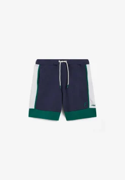 Freddy Pantaloncini color block da uomo con tasche interne-Uomo Shorts E Bermuda