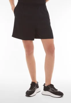 Freddy Pantaloncini da donna in lino viscosa con gamba ampia-Donna Padel|Tutti I Pantaloni