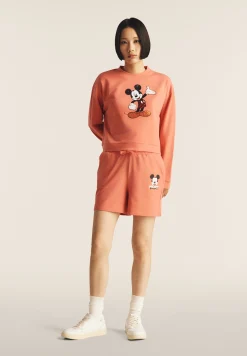 Freddy Pantaloncini regular fit con stampa Mickey Mouse-Donna Shorts