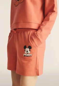 Freddy Pantaloncini regular fit con stampa Mickey Mouse-Donna Shorts