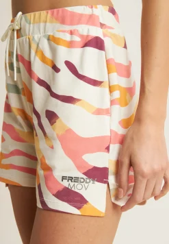 Freddy Pantaloncini Sportivi Fantasia Zebrata Multicolor-Donna Shorts
