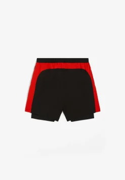 Freddy Pantaloncini uomo 2-in-1 in tessuto tecnico con inserti colorati-Uomo Shorts E Bermuda