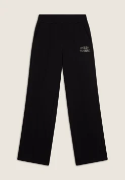 Freddy Pantalone donna comfort fit in felpa con impuntura centrale-Donna Ginnastica|Pantaloni Sportivi