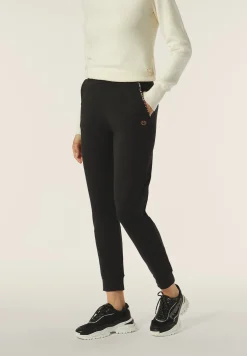 Freddy Pantalone donna in felpa di viscosa con dettaglio leopardato-Donna Pantaloni Sportivi|Tutti I Pantaloni