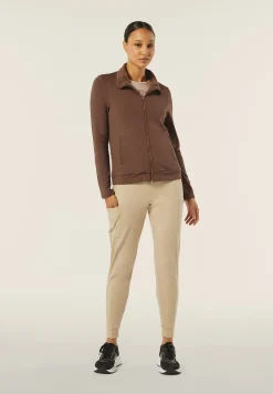 Freddy Pantalone donna in felpa con vita alta e tasche laterali-Donna Ginnastica|Pantaloni Sportivi
