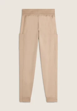Freddy Pantalone donna in felpa con vita alta e tasche laterali-Donna Ginnastica|Pantaloni Sportivi